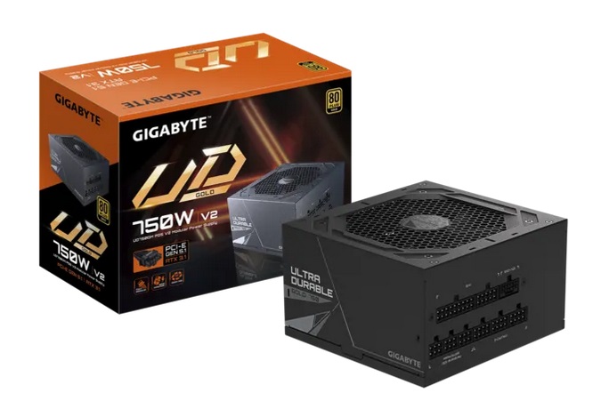  <b>ATX PSU</b>: 750W 80+ Gold, ATX 12V v3.1, Intel ATX 3.1 and PCIe Gen 5.1 ready, Full Modular  